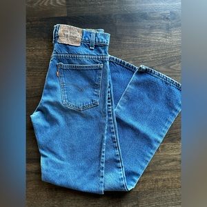 Vintage zip fly Levi’s orange tab